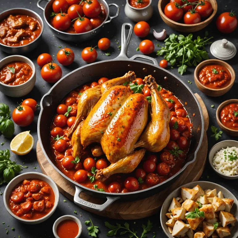 Курица с помидорами: идеальное блюдо для здорового и вкусного питания