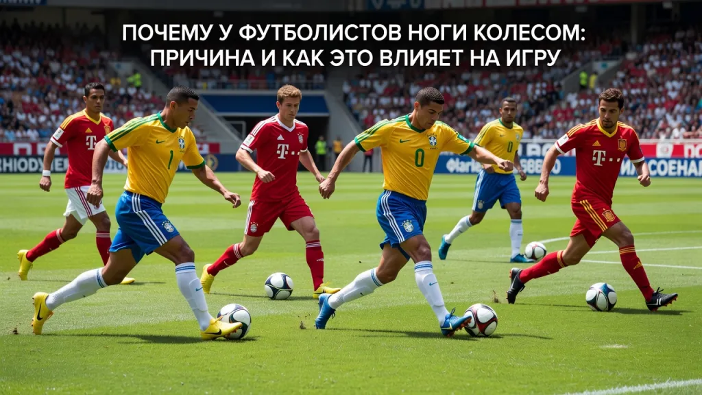 Почему у футболистов ноги колесом: причина и как это влияет на игру