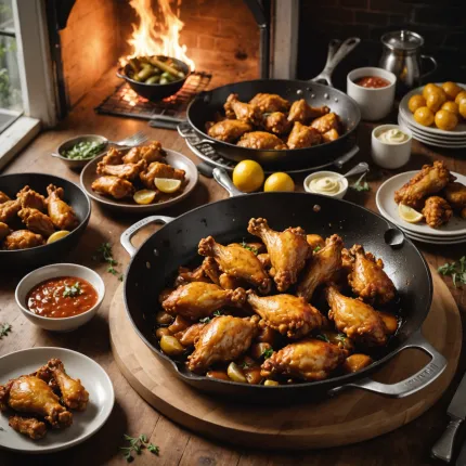 Идеальные рецепты для любителей домашней кухни: от хрустящих крылышек до карася с золотистой корочкой