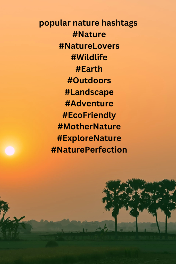 nature hashtags