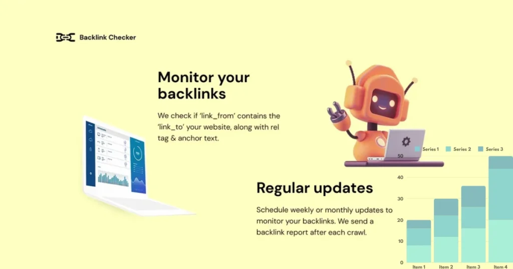 Backlink Monitor Graph