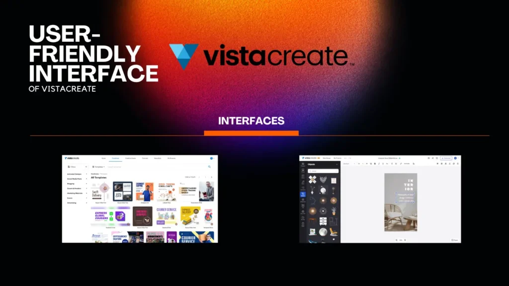 Interfaces Of VistaCreate